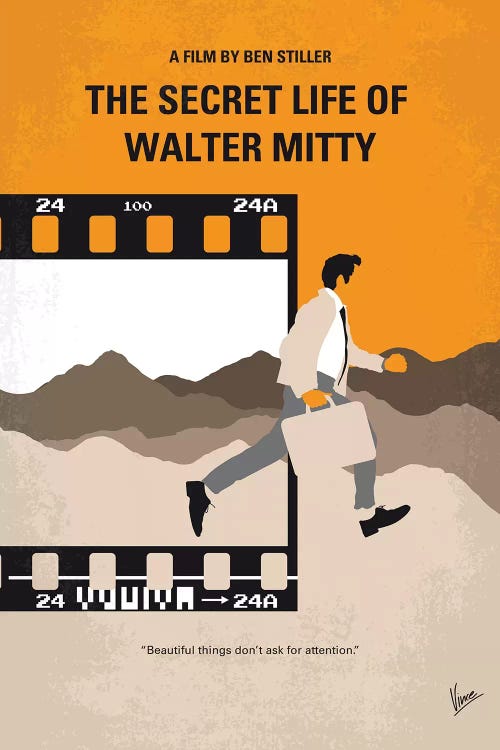 The Secret Life Of Walter Mitty Minimal Movie Poster