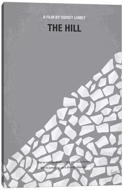 The Hill Minimal Movie Poster Canvas Art Print - Movie Posters
