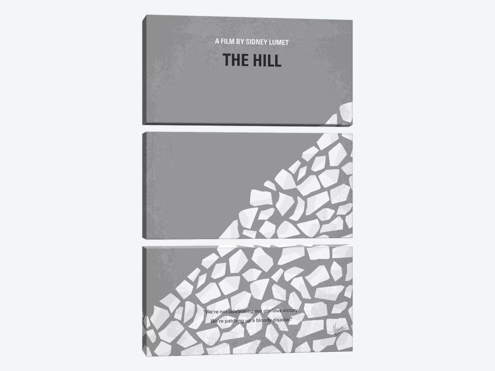 The Hill Minimal Movie Poster by Chungkong 3-piece Canvas Artwork