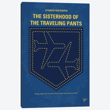 The Sisterhood Of The Traveling Pants Minimal Movie Poster Canvas Print #CKG1071} by Chungkong Canvas Art Print