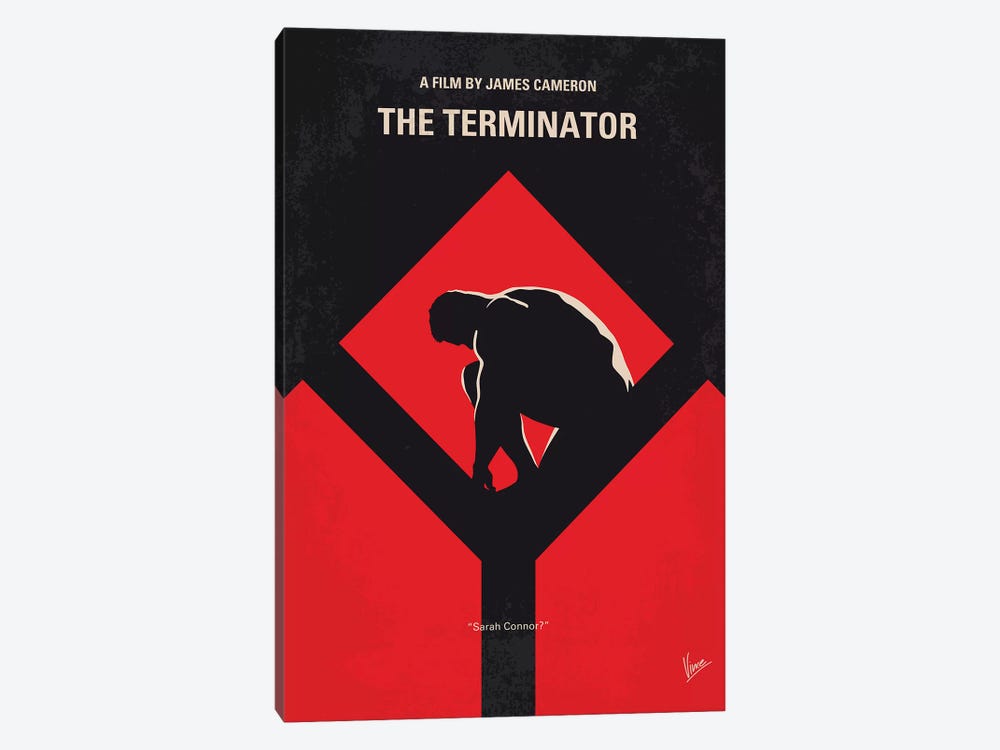 The Terminator Minimal Movie Poster by Chungkong 1-piece Art Print
