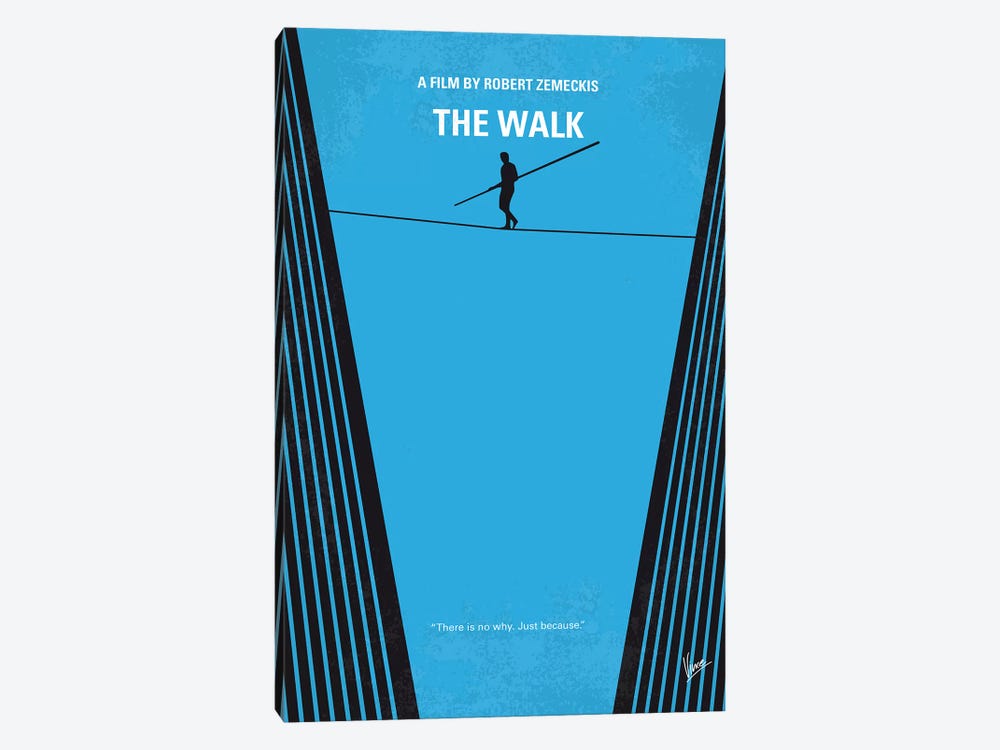 The Walk Minimal Movie Poster by Chungkong 1-piece Canvas Artwork