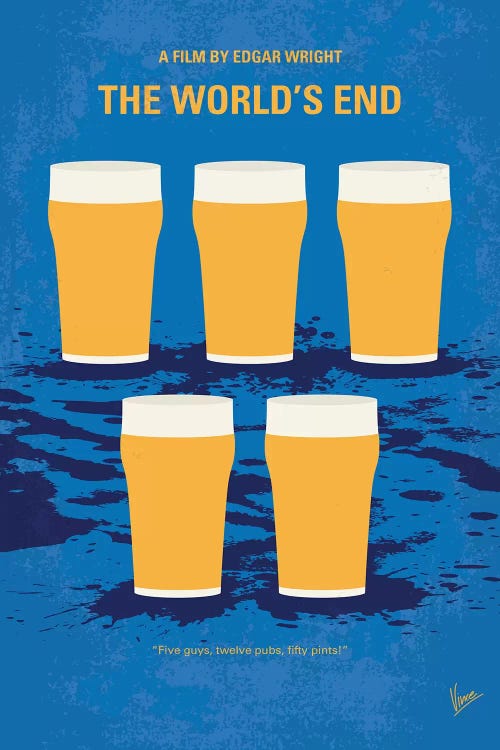 The World's End Minimal Movie Poster