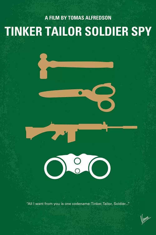 Tinker Tailor Soldier Spy Minimal Movie Poster