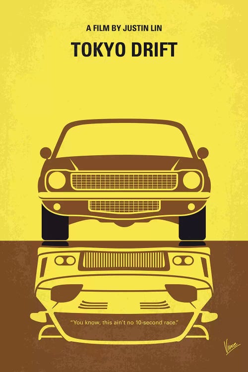 Tokyo Drift Minimal Movie Poster