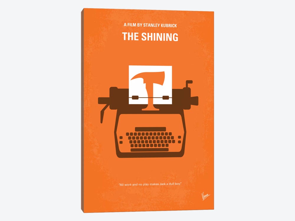 The Shining Minimal Movie Poster by Chungkong 1-piece Canvas Print