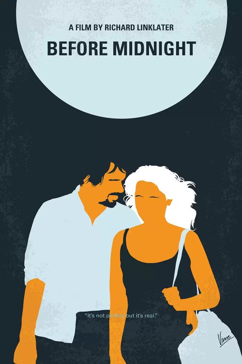 Before Midnight Minimal Movie Poster