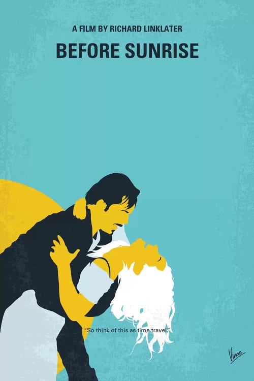 Before Sunrise Minimal Movie Poster