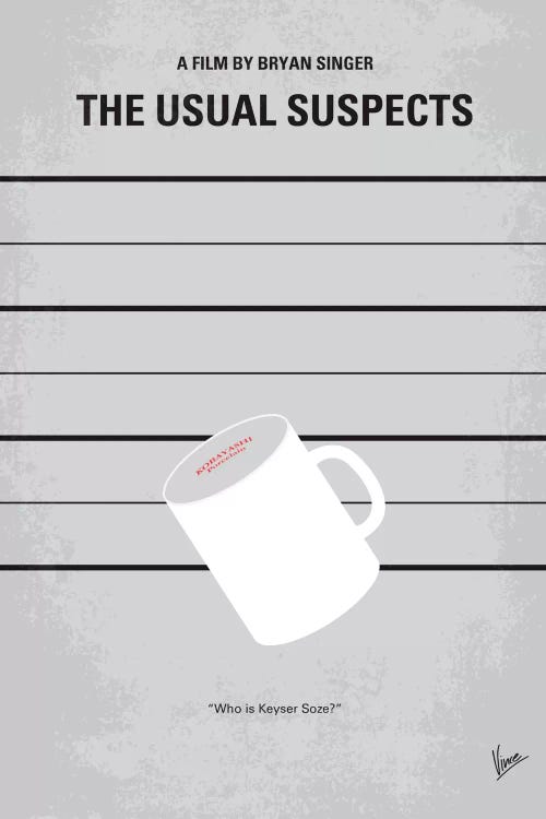 The Usual Suspects Minimal Movie Poster