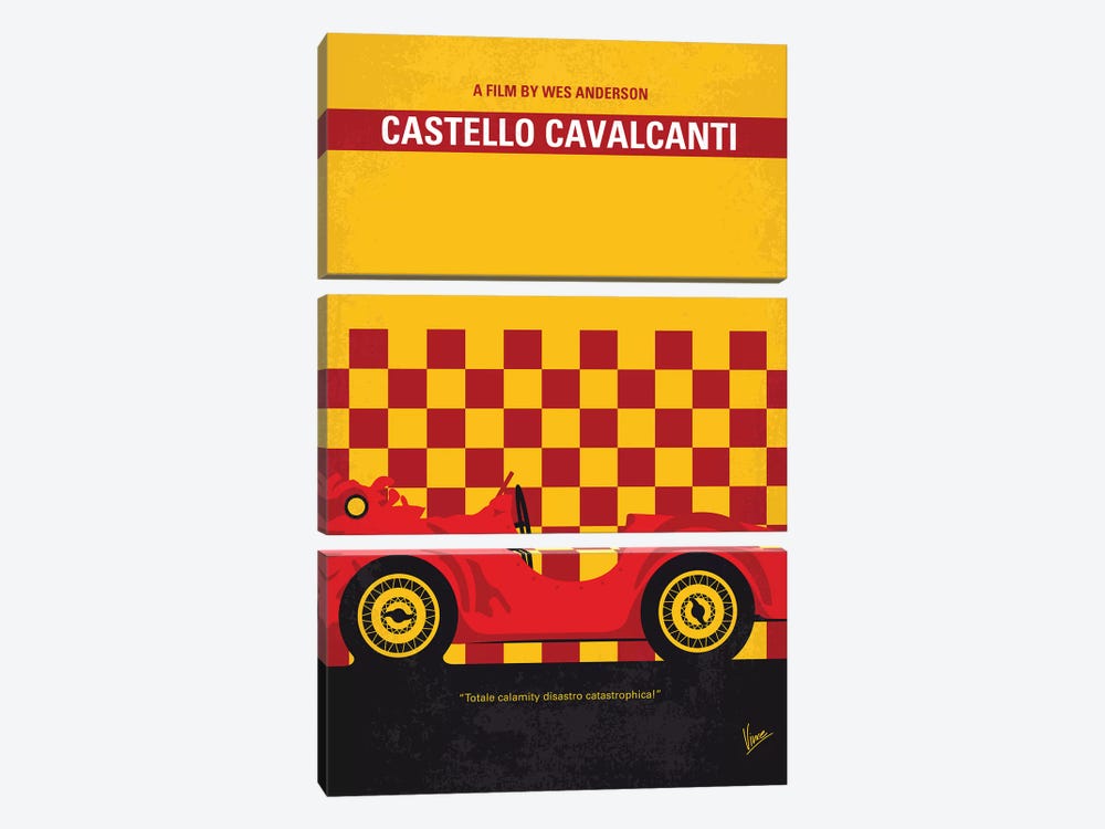 Castello Cavalcanti Minimal Movie Poster by Chungkong 3-piece Canvas Wall Art