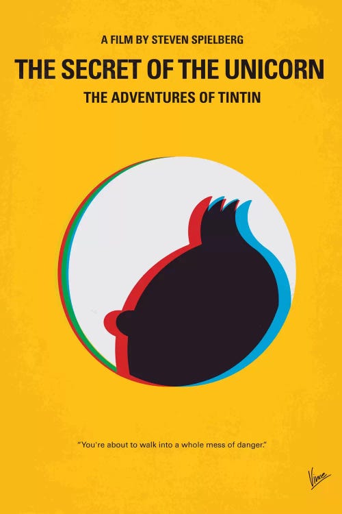 The Adventures Of Tintin: The Secret Of The Unicorn Minimal Movie Poster