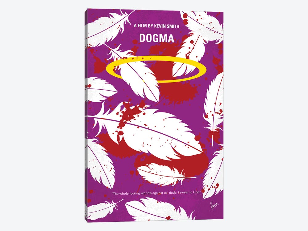 Dogma Minimal Movie Poster by Chungkong 1-piece Canvas Art