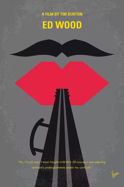 Ed Wood Minimal Movie Poster