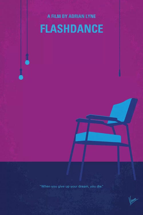 Flashdance Minimal Movie Poster