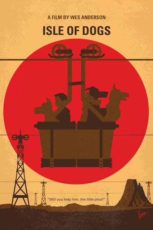 Isle Of Dogs Minimal Movie Poster