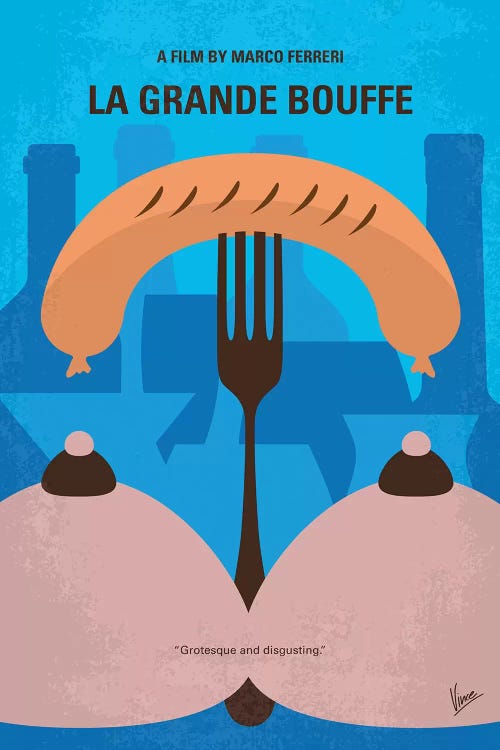 La Grande Bouffe Minimal Movie Poster