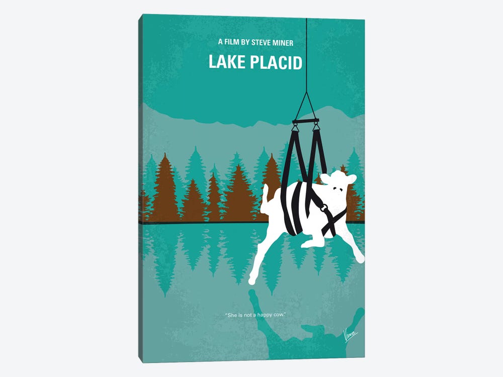 Lake Placid Minimal Movie Poster by Chungkong 1-piece Art Print