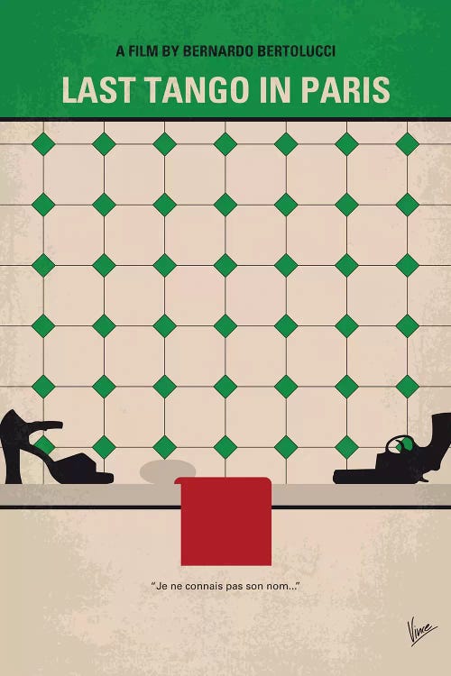 Last Tango In Paris Minimal Movie Poster