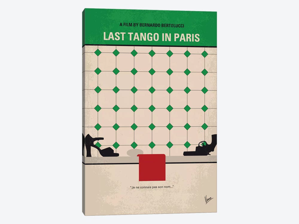 Last Tango In Paris Minimal Movie Poster by Chungkong 1-piece Art Print