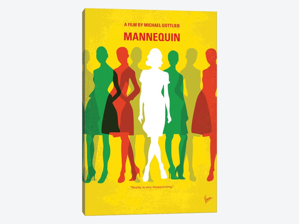 Mannequin Minimal Movie Poster by Chungkong 1-piece Art Print