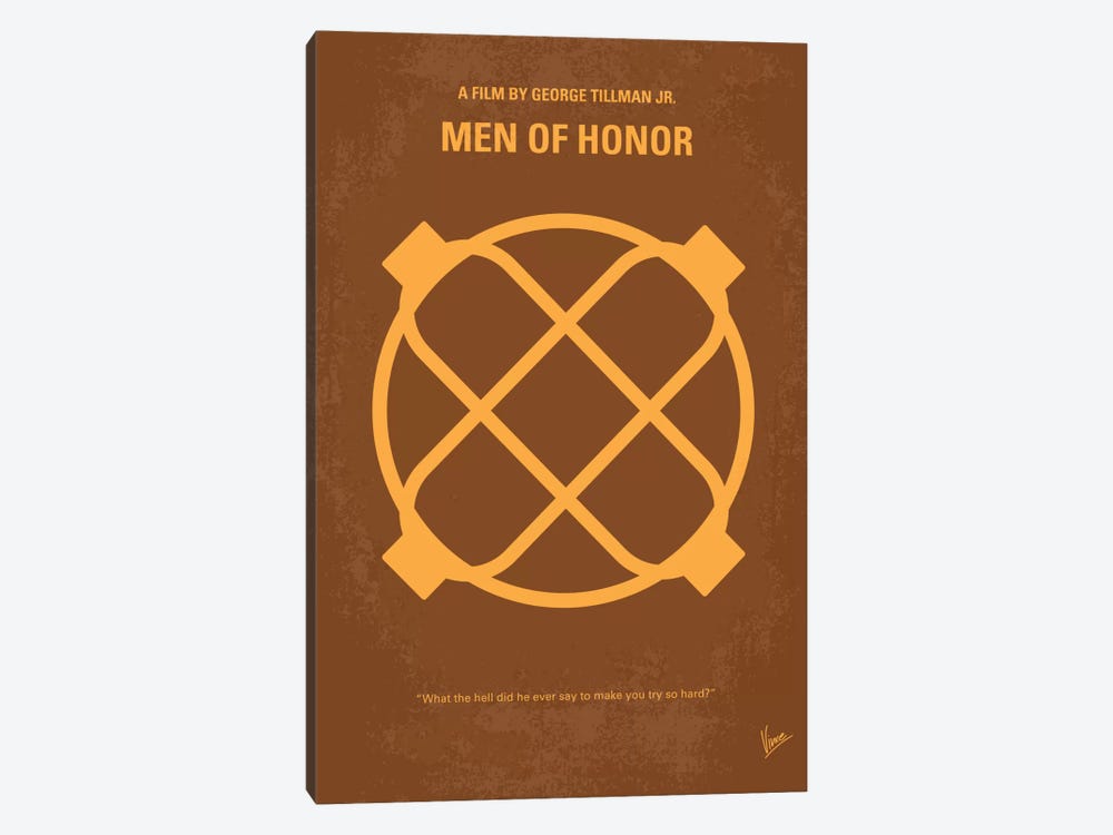 Men Of Honor Minimal Movie Poster by Chungkong 1-piece Art Print