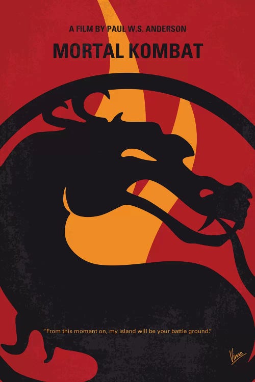 Mortal Kombat Minimal Movie Poster