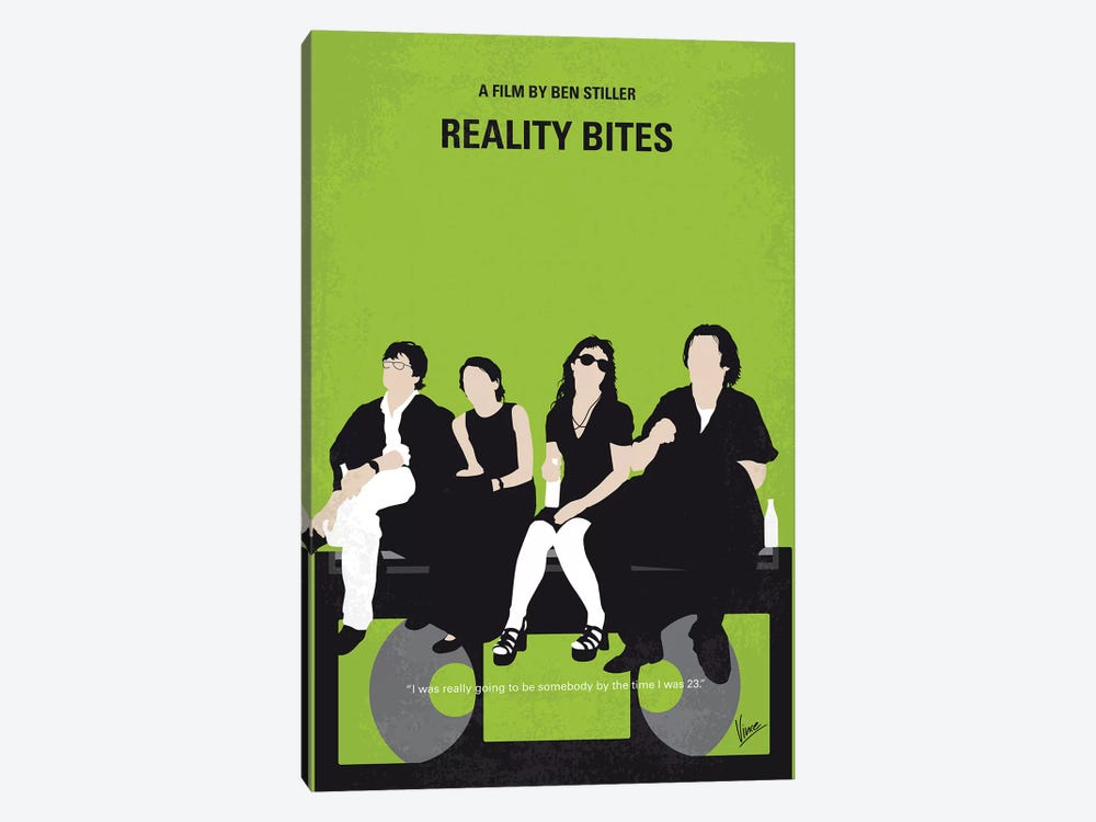 Reality Bites Minimal Movie Poster by Chungkong 1-piece Canvas Art
