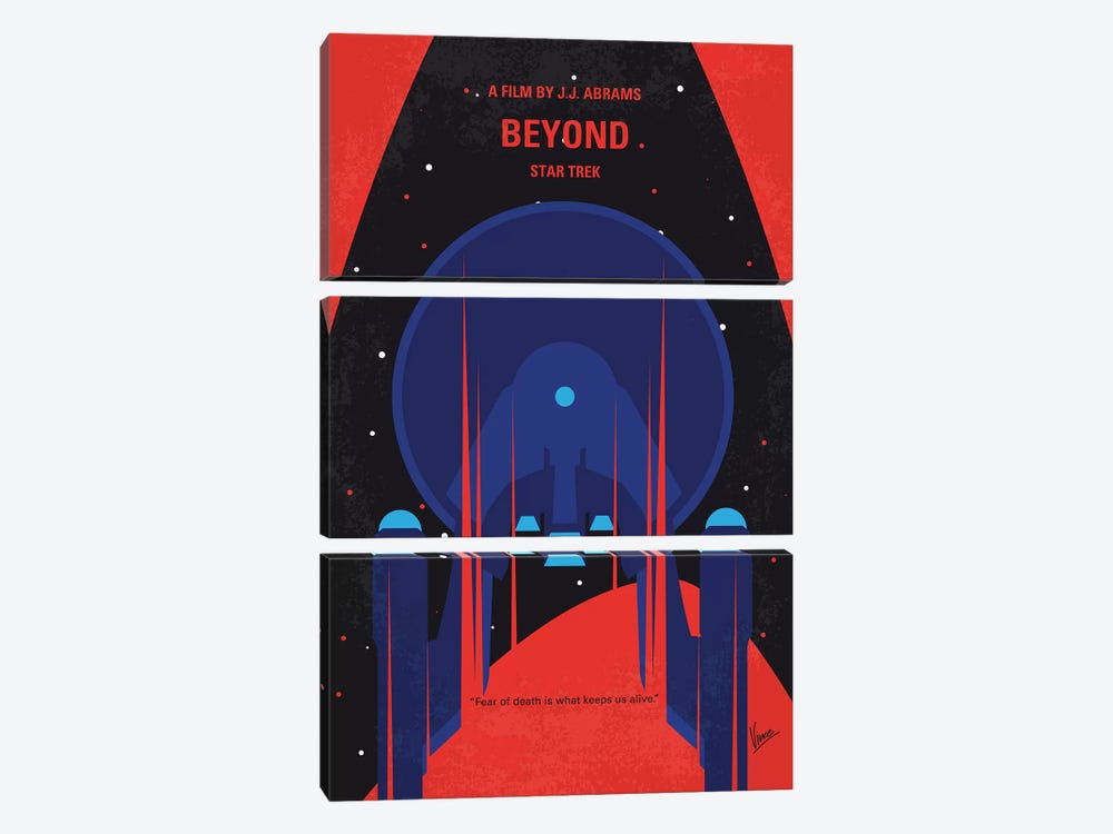 St Beyond Minimal Movie Poster by Chungkong 3-piece Canvas Print