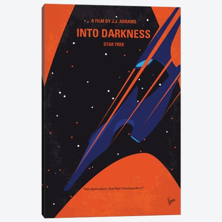 St Into Darkness Minimal Movie Poster Canvas Print #CKG1166} by Chungkong Canvas Wall Art