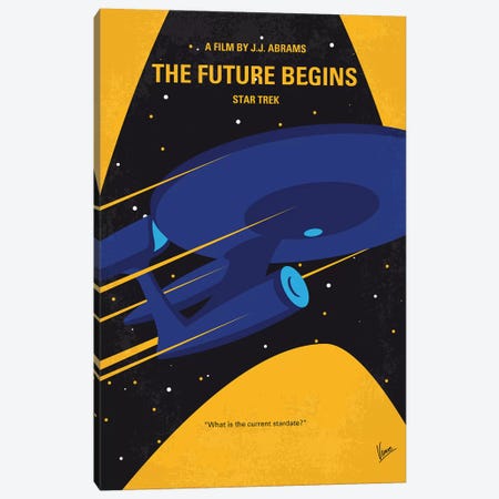 St The Future Begins Minimal Movie Poster Canvas Print #CKG1167} by Chungkong Canvas Artwork