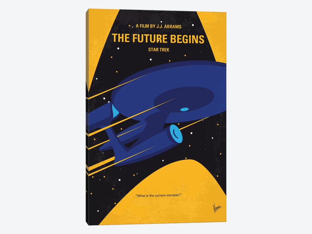 St The Future Begins Minimal Movie Poster by Chungkong 1-piece Canvas Print