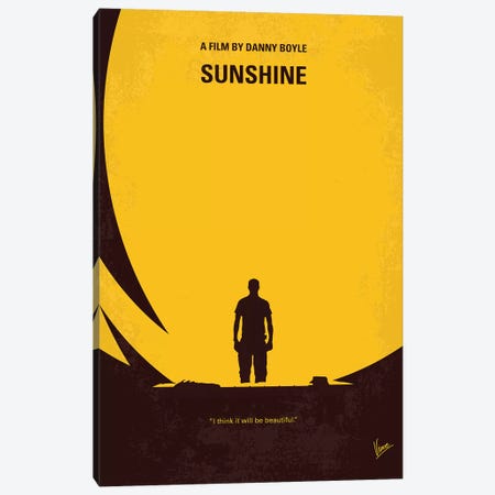 Sunshine Minimal Movie Poster Canvas Print #CKG1168} by Chungkong Canvas Print