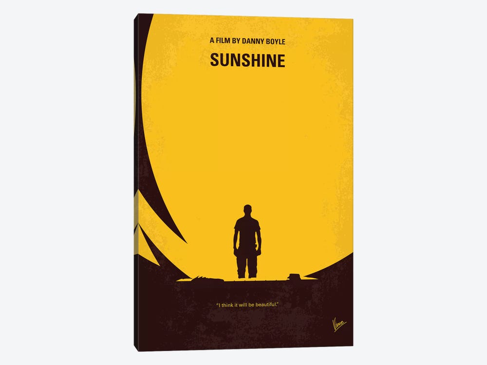 Sunshine Minimal Movie Poster by Chungkong 1-piece Canvas Artwork