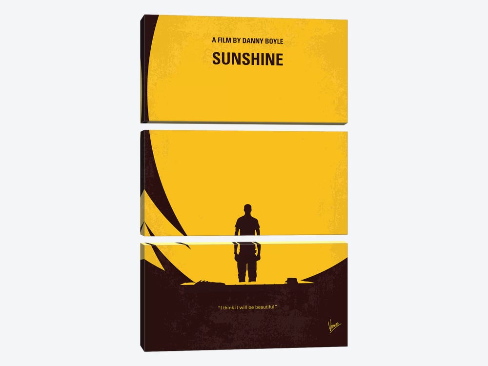 Sunshine Minimal Movie Poster by Chungkong 3-piece Canvas Art