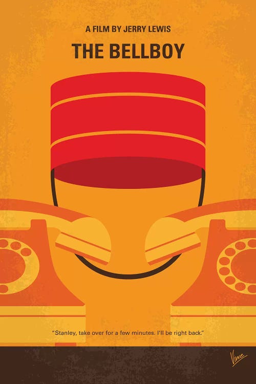 The Bellboy Minimal Movie Poster