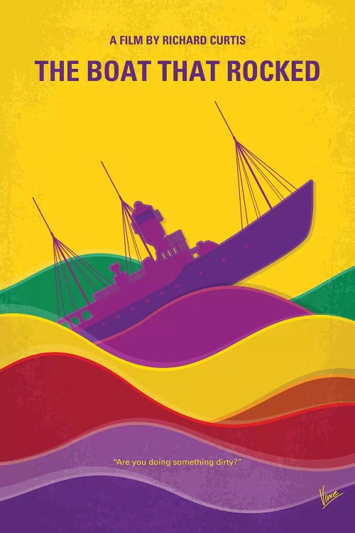 The Boat That Rocked Minimal Movie Poster