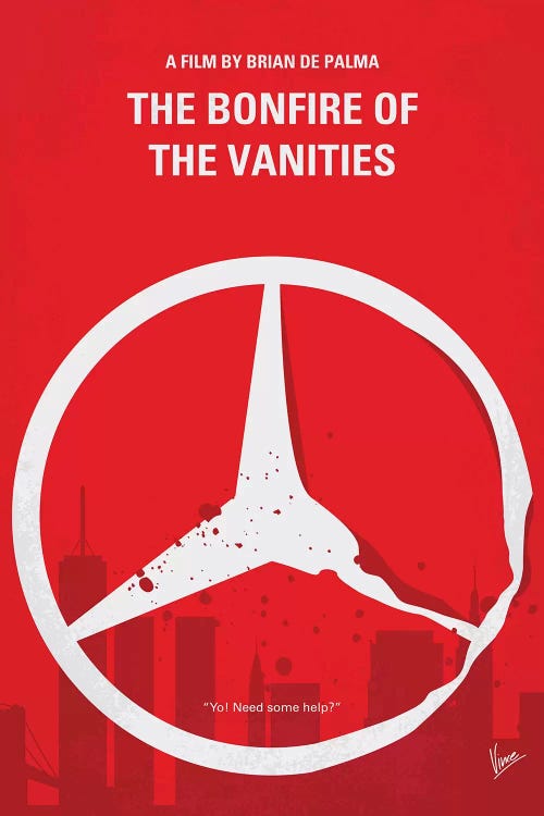 The Bonfire Of The Vanities Minimal Movie Poster