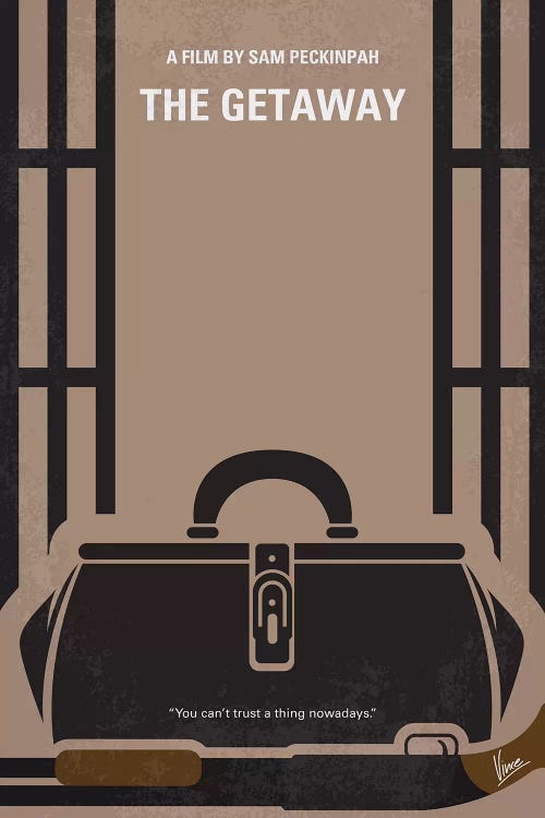 The Getaway Minimal Movie Poster