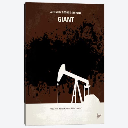 Giant Minimal Movie Poster Canvas Print #CKG117} by Chungkong Canvas Artwork
