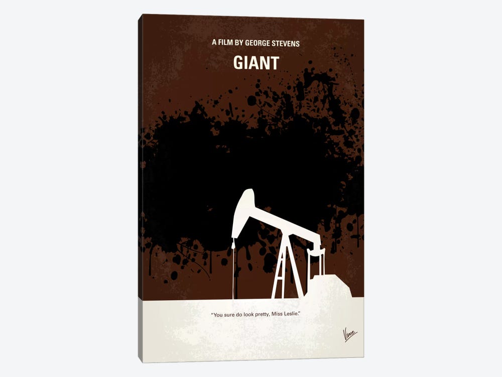 Giant Minimal Movie Poster by Chungkong 1-piece Canvas Wall Art