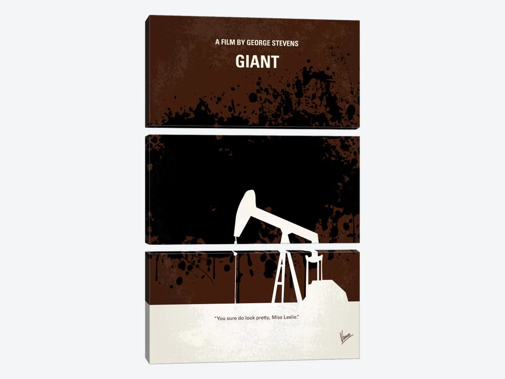 Giant Minimal Movie Poster by Chungkong 3-piece Canvas Art