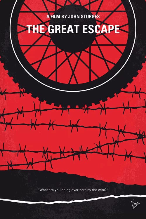 The Great Escape Minimal Movie Poster