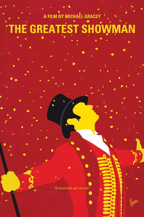 The Greatest Showman Minimal Movie Poster