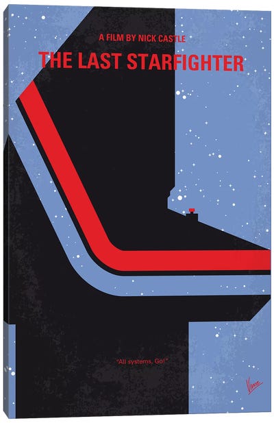 The Last Starfighter Minimal Movie Poster Canvas Art Print - Minimalist Posters