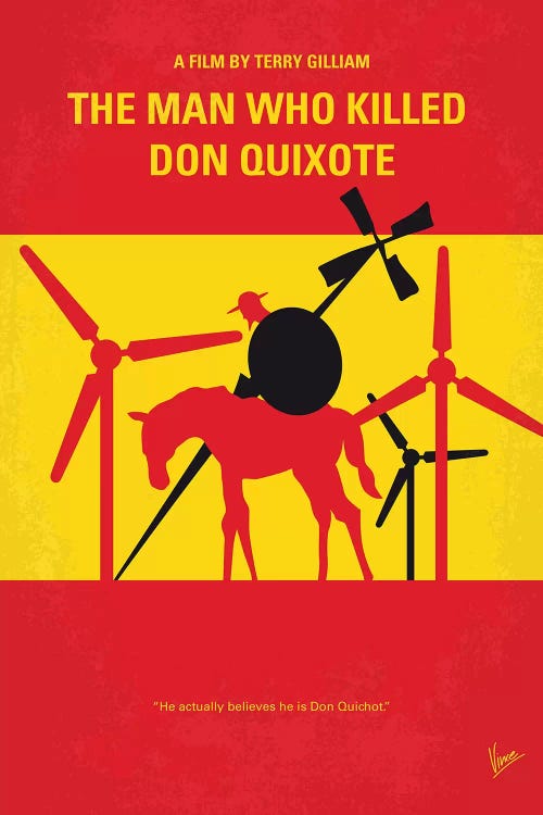 The Man Who Killed Don Quixote Minimal Movie Poster