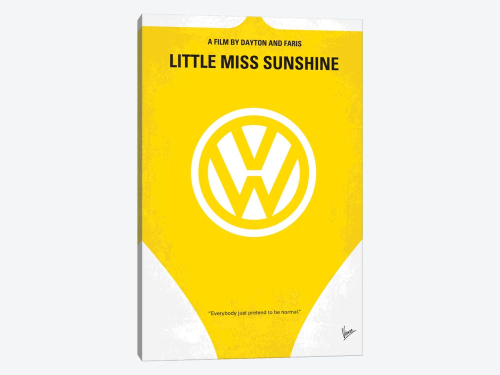 Little Miss Sunshine Movie Poster by Chungkong 1-piece Art Print