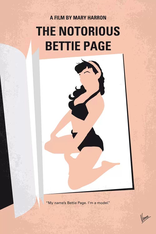 The Notorious Bettie Page Minimal Movie Poster