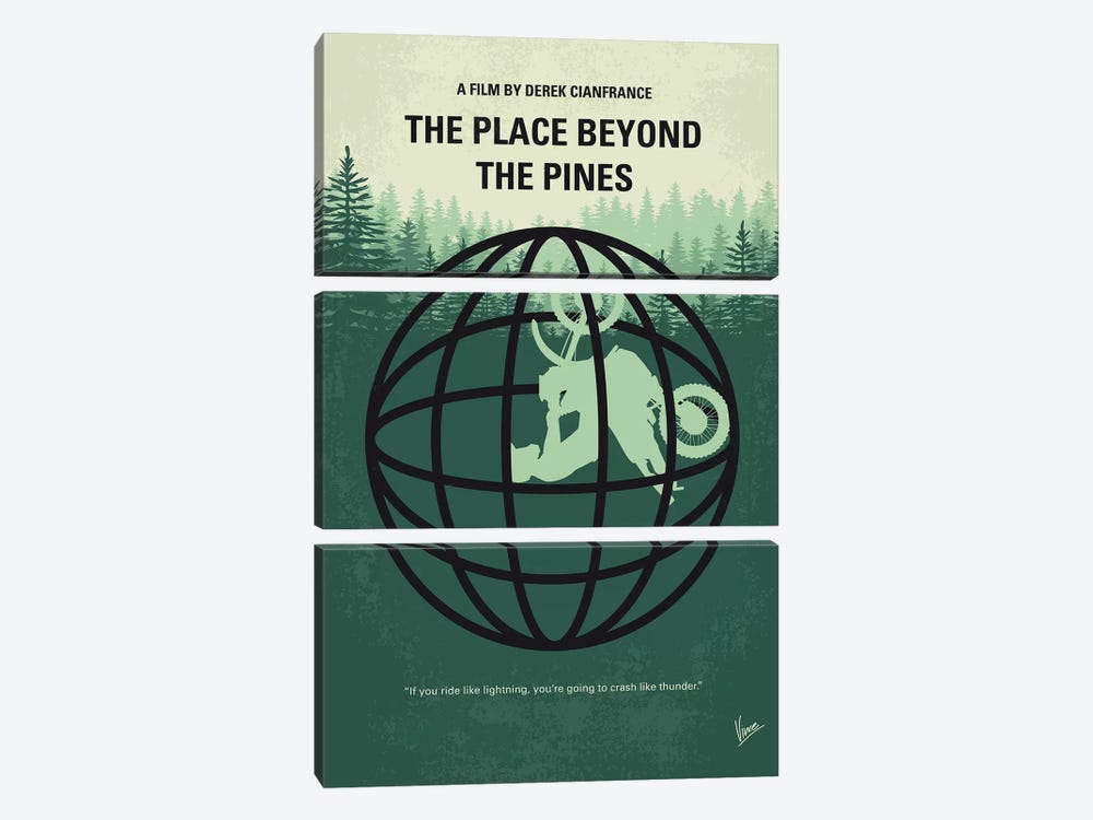 The Place Beyond The Pines Minimal Movie Poster by Chungkong 3-piece Art Print