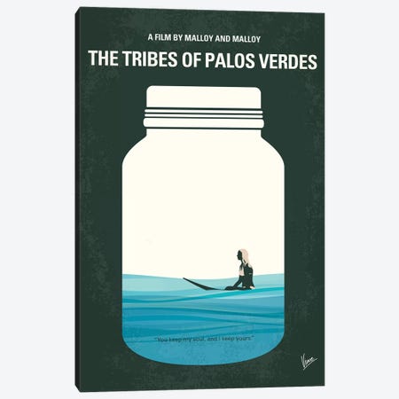 The Tribes Of Palos Verdes Minimal Movie Poster Canvas Print #CKG1196} by Chungkong Art Print