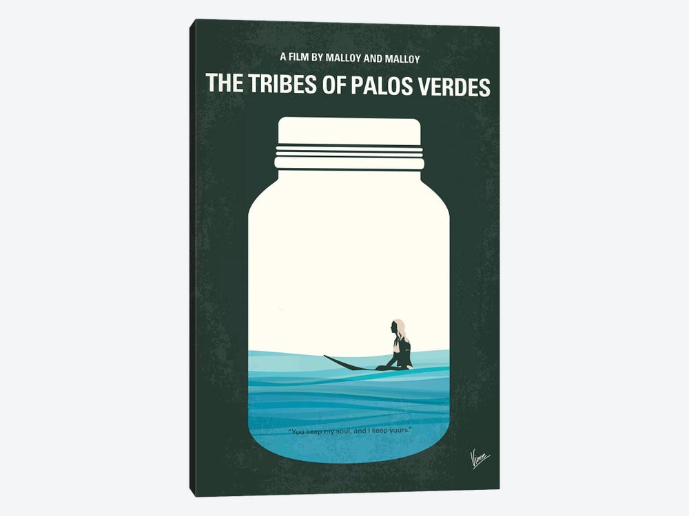 The Tribes Of Palos Verdes Minimal Movie Poster by Chungkong 1-piece Canvas Print